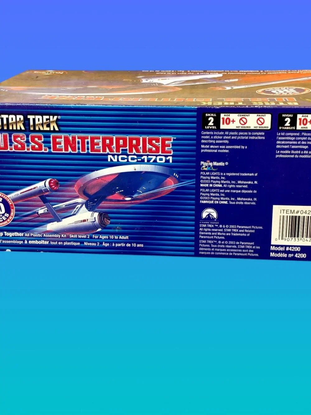 Star Trek USS Enterprise NCC-1701 3-in-1 SNAP Together Model Kit Polar Lights